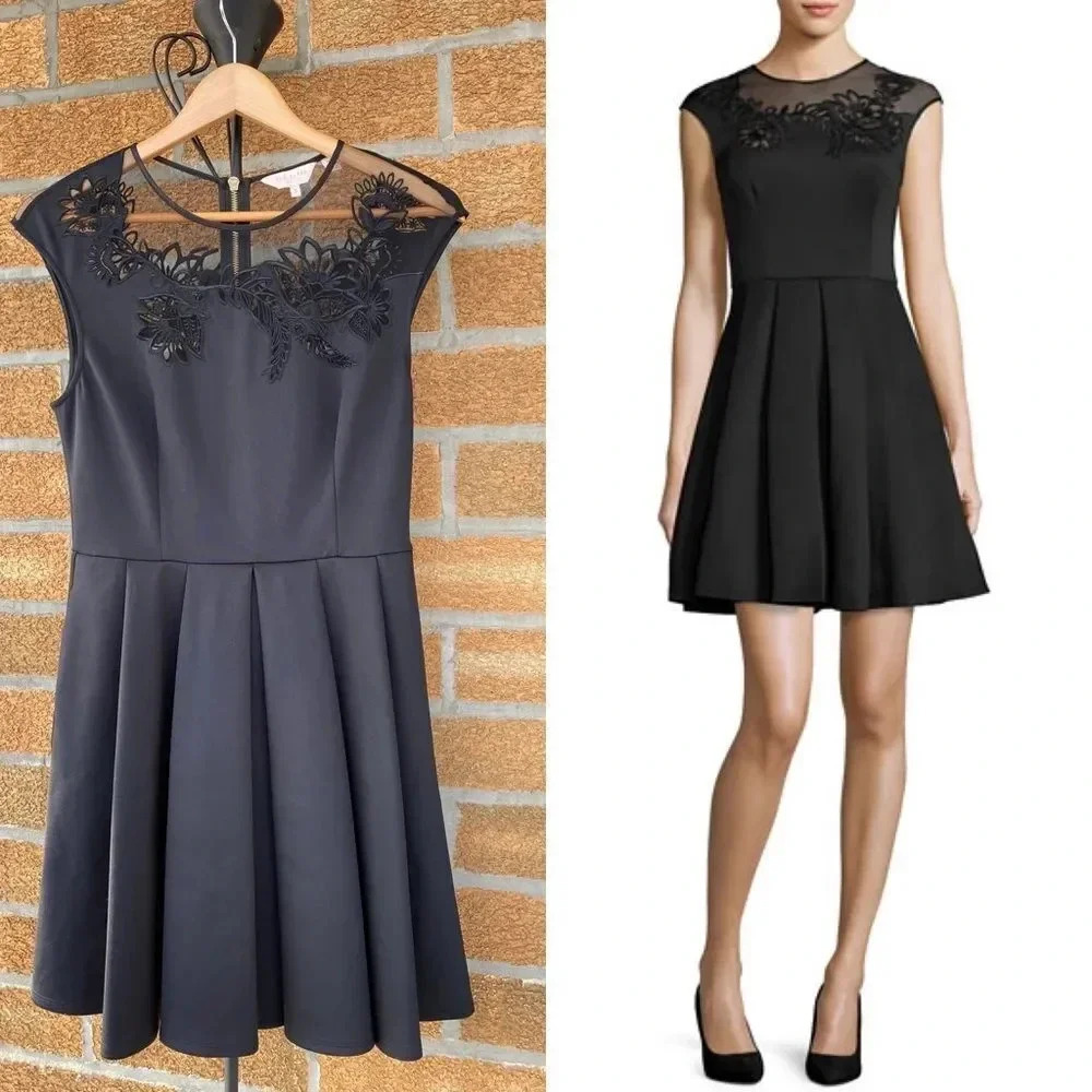 Ted Baker London
Dollii Embroidered Skater dress size 3